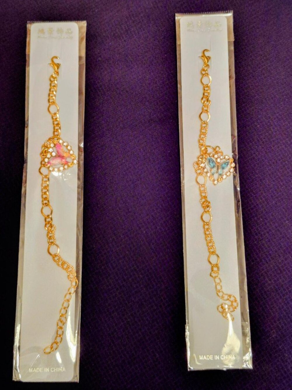 Butterfly & Hearts Costume Bracelets